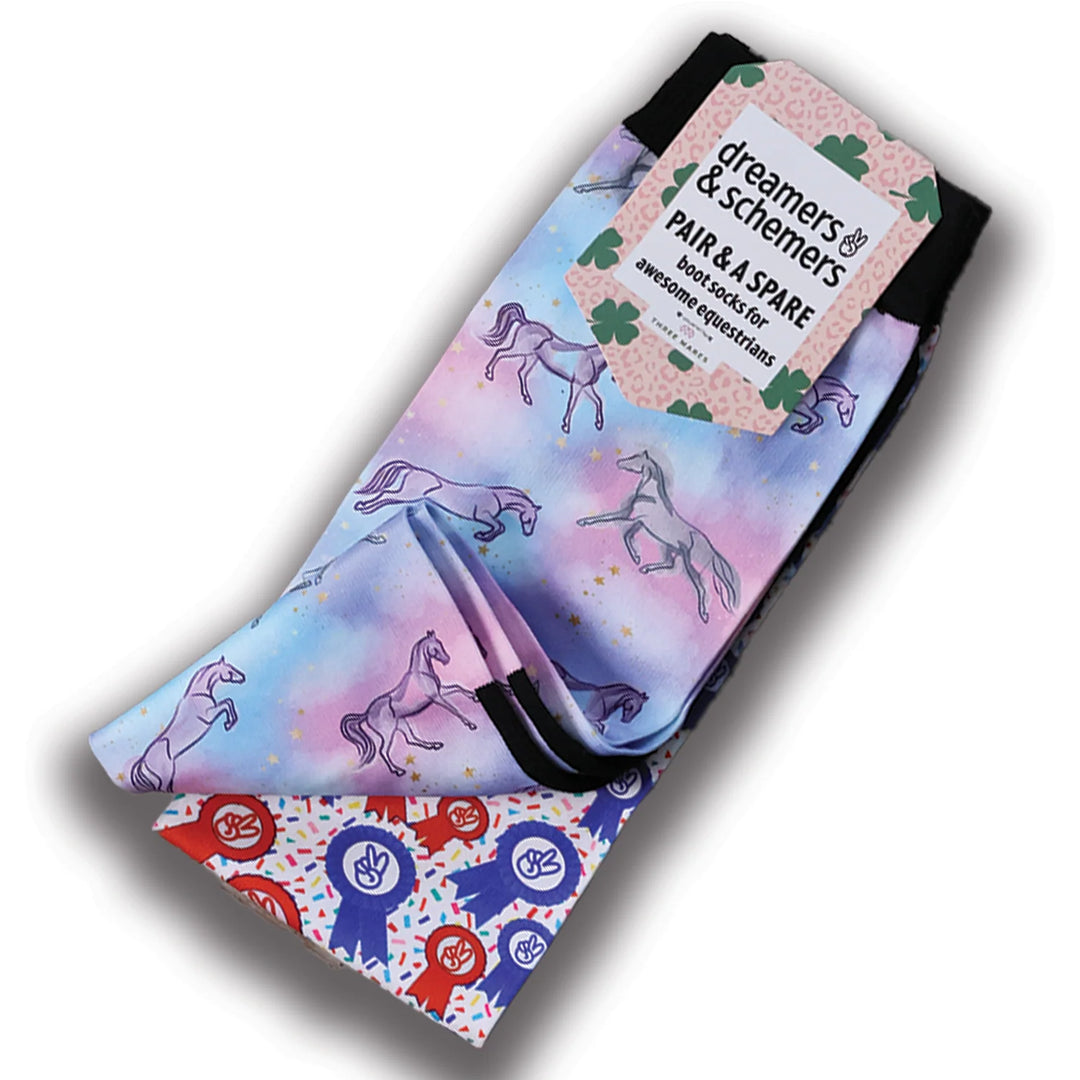 Horsey Dreams Pair & A Spare Socks - Leveza