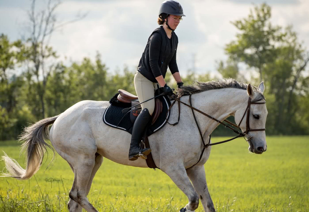 Mimiki Jumper sheepskin saddle pad -  Black - Final Sale - Leveza