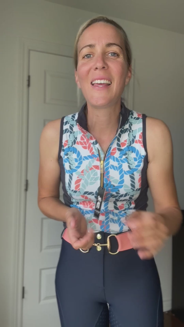 The Always Fits Full Seat Breeches in Navy