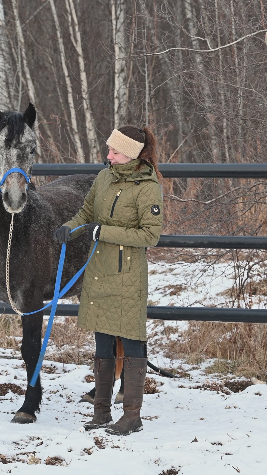 KATMAI long winter jacket NAVY