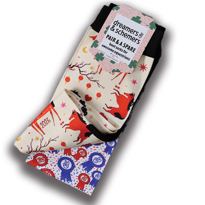 Year of the Horse Pair & A Spare Socks - Leveza