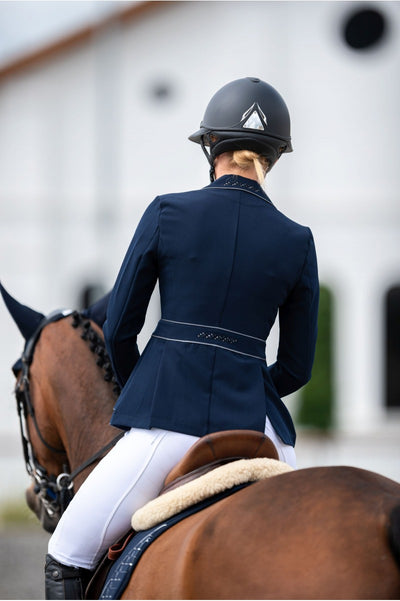 Riding Show Jacket VENICE BLACK - DOUBLE FRONT PANEL TECHNOLOGY Softshell, Technical Equestrian Show Apparel