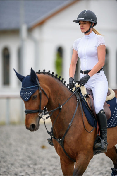 Riding Show Shirt ANGEL - Short Sleeve, Technical Equestrian Show Apparel
