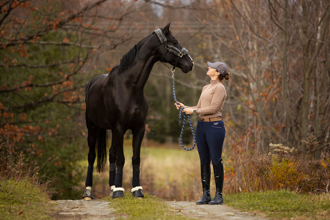Dalhousie Full Seat Summer Breeches - Navy
