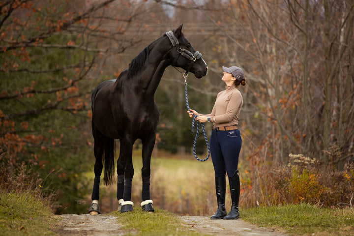 Dalhousie Full Seat Summer Breeches - Navy