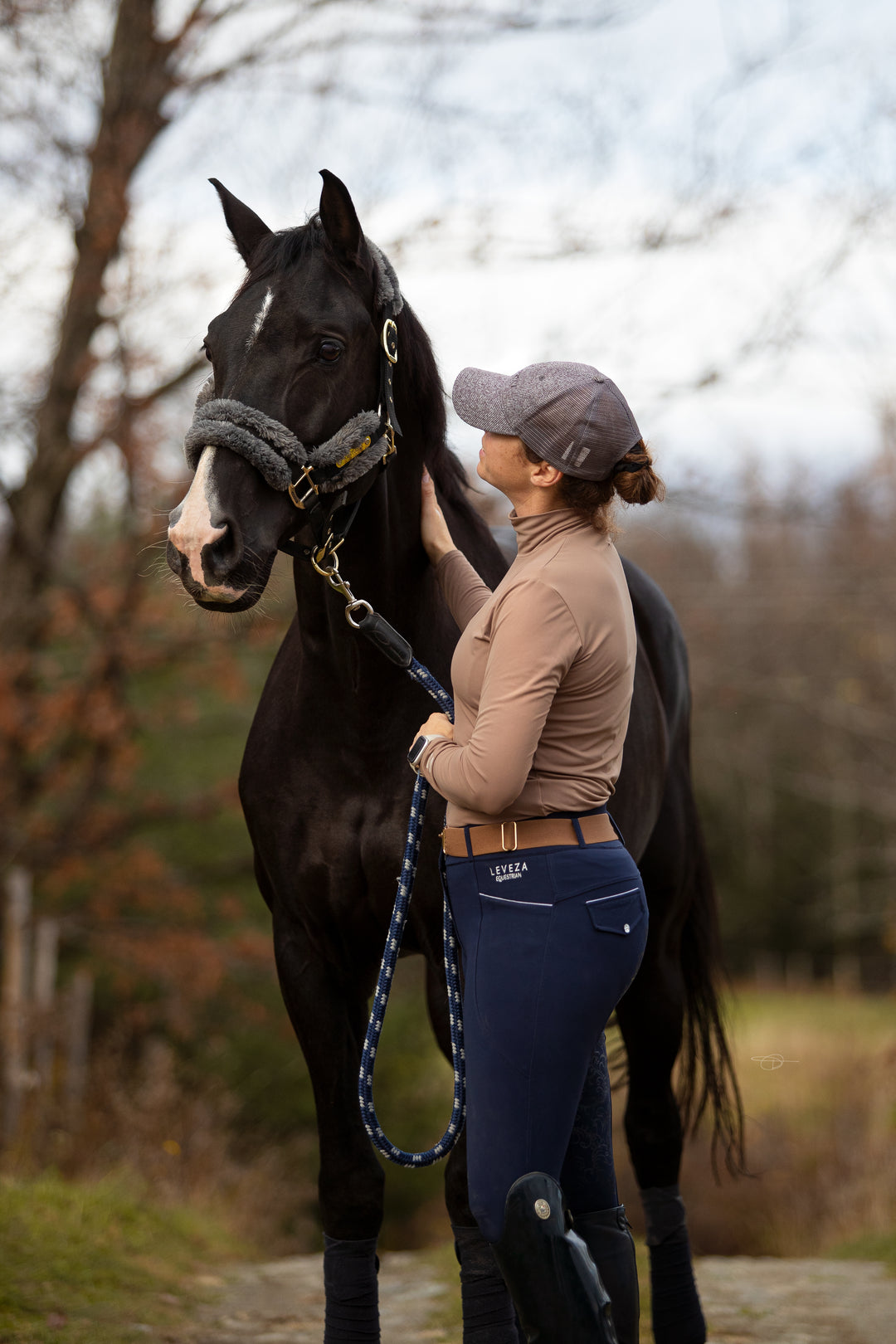 Dalhousie Full Seat Summer Breeches - Navy