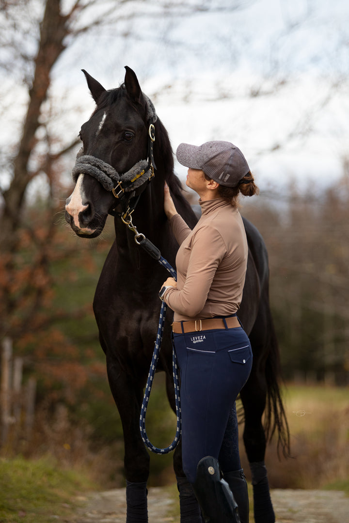 Dalhousie Full Seat Summer Breeches - Navy