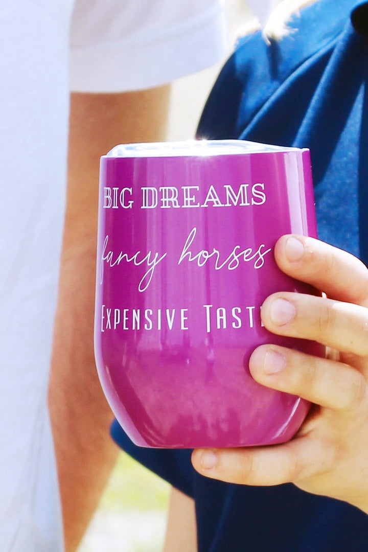 Big Dreams, Fancy Horses, Expensive Taste Insulated Cup - Leveza