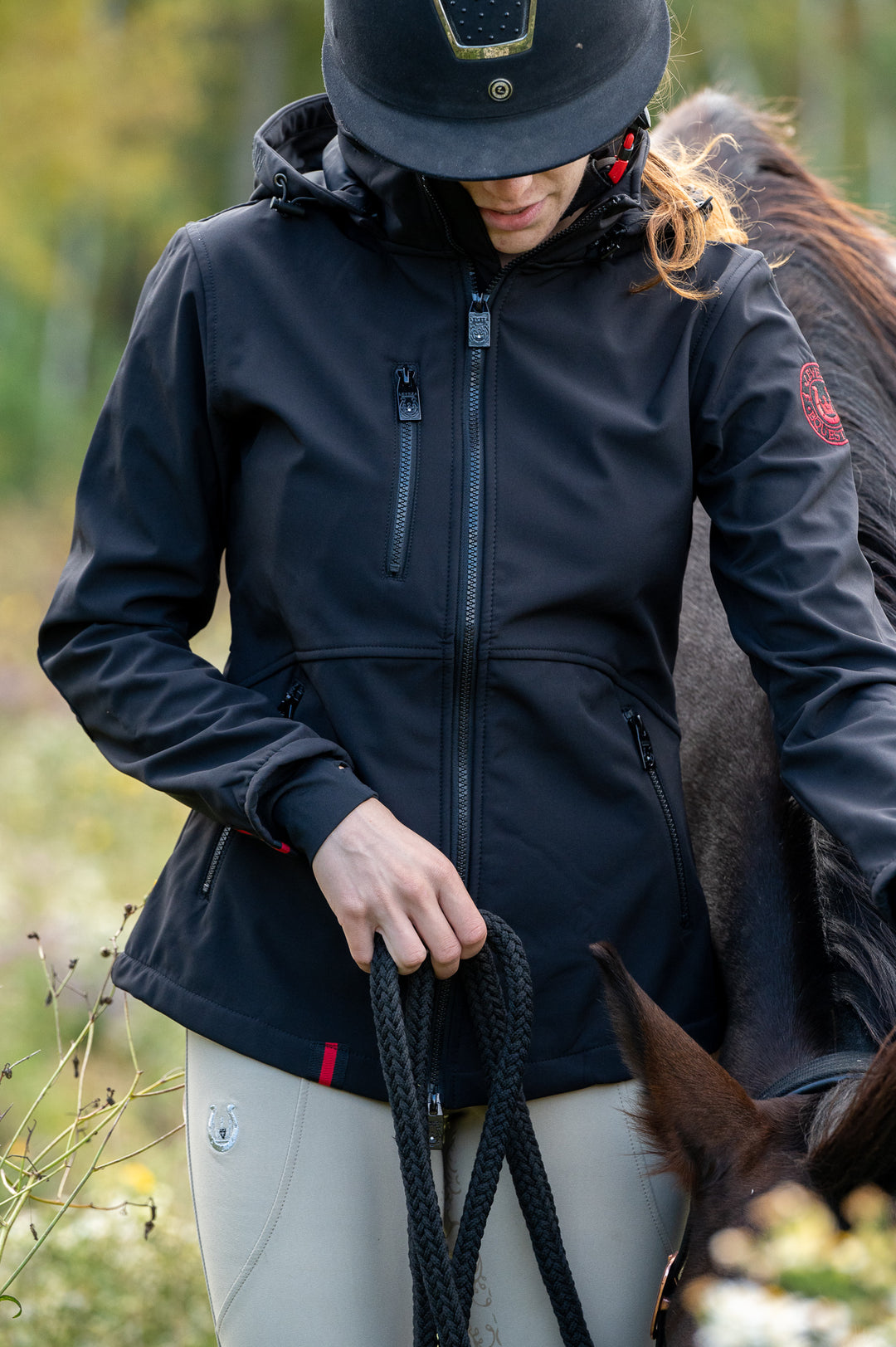 Bromont All Weather Softshell Jacket - Black With Black zippers - Final sale