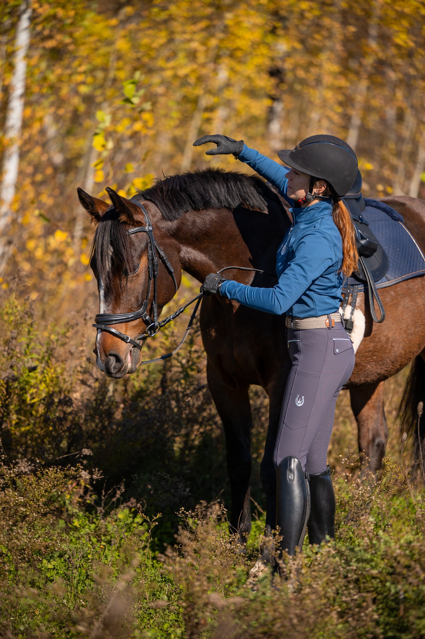 Valentina winter breeches Grey - Final Sale
