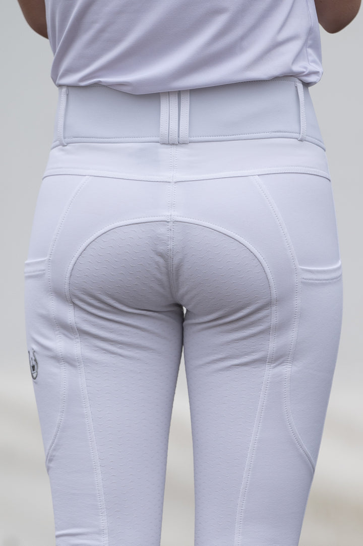 Brittany Show Breeches - All White