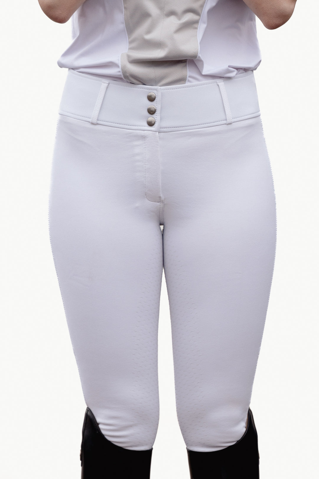 Brittany Show Breeches - All White
