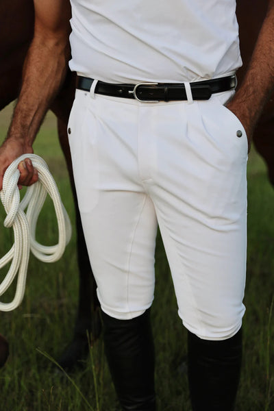 White full seat breeches for Men - Final Sale