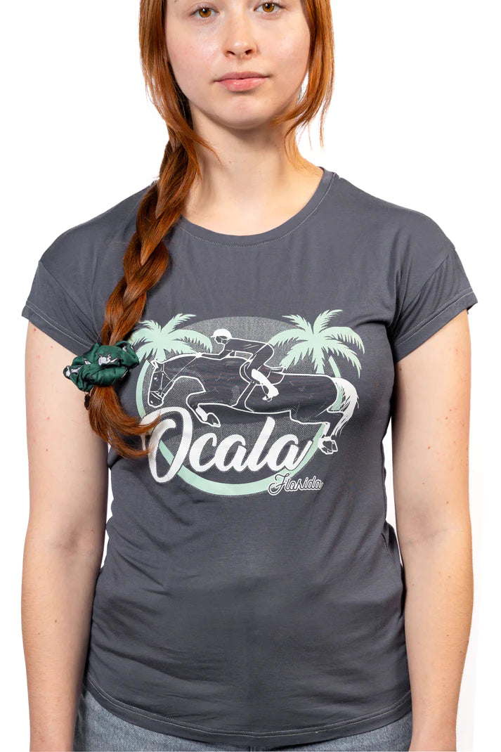 Ocala tee Charcoal - Final Sale