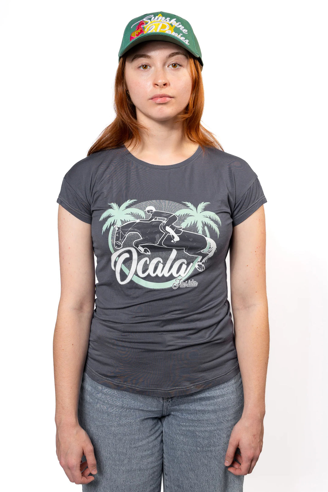 Ocala tee Charcoal - Final Sale