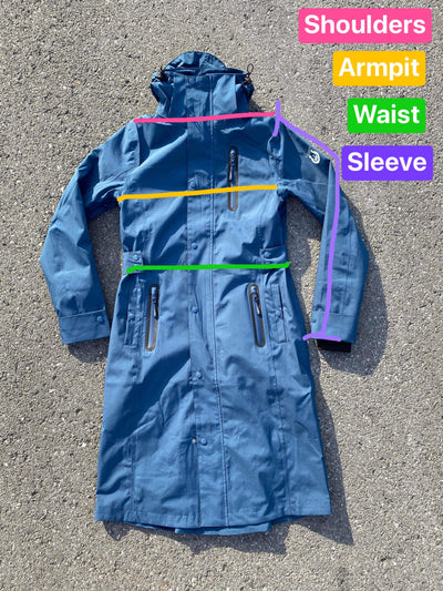 Tofino Waterproof riding Jacket - Black Gold