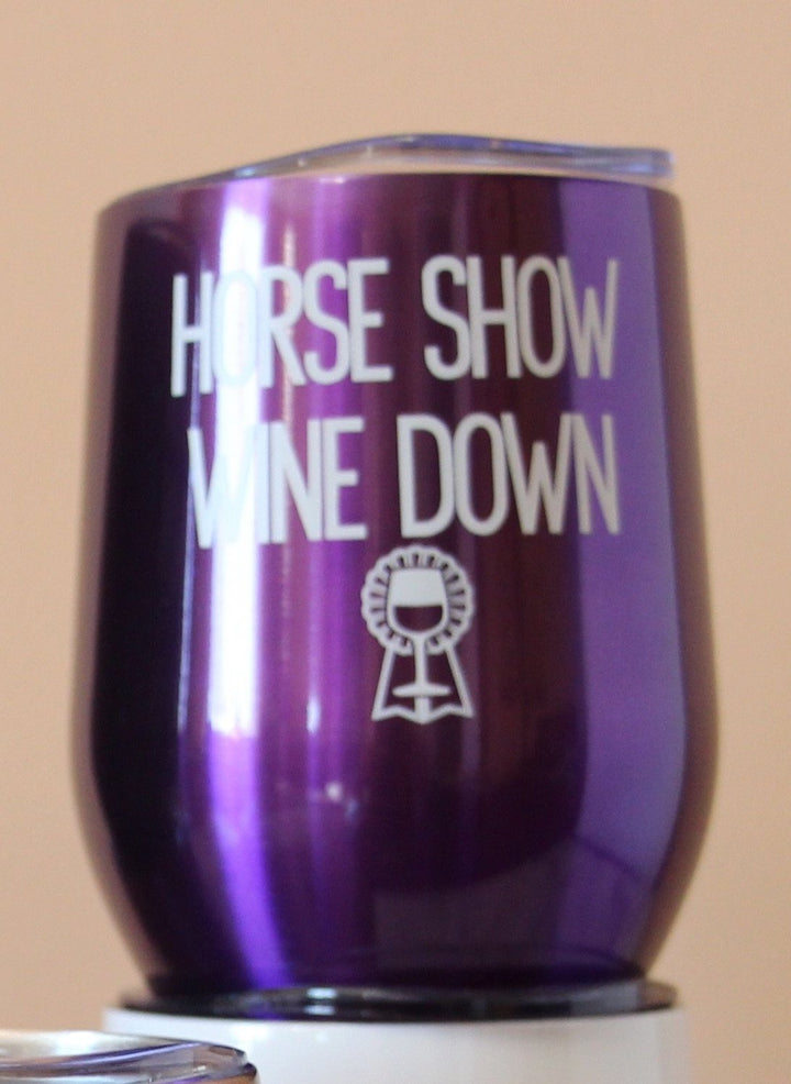 Horse Show Wine Down Insulated Cup - Leveza