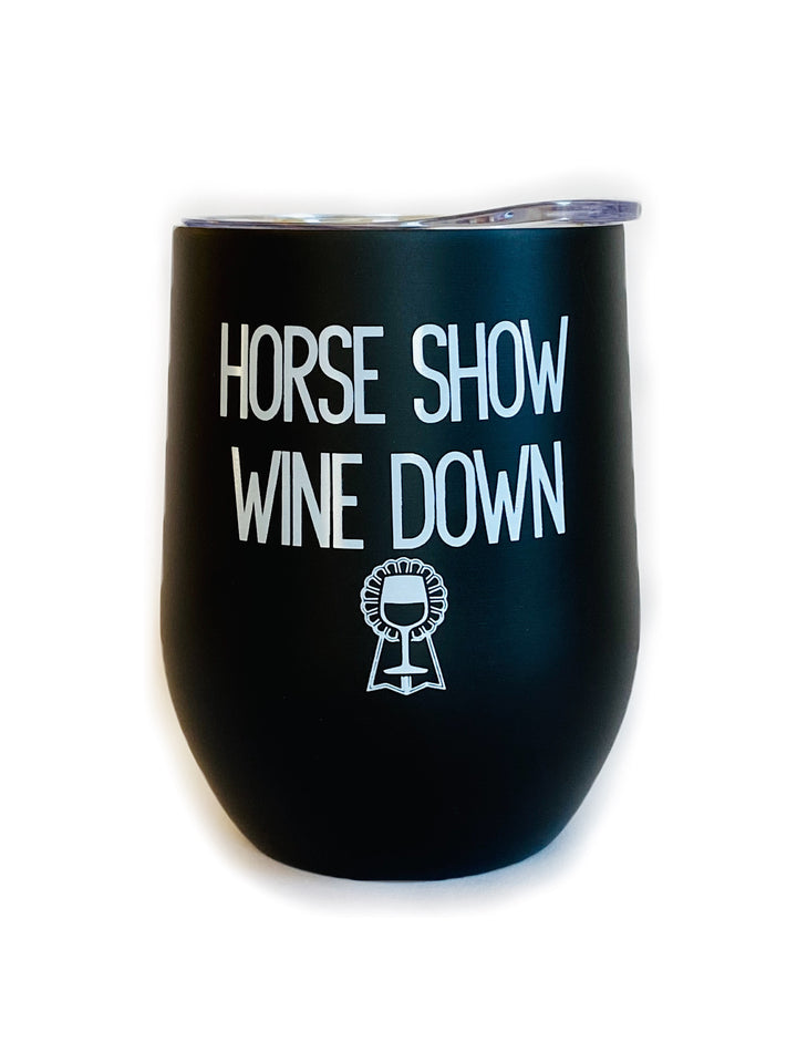 Horse Show Wine Down Insulated Cup - Leveza