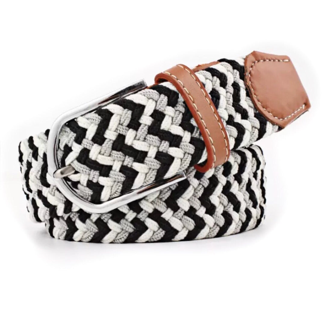 Belt grey white black - Leveza